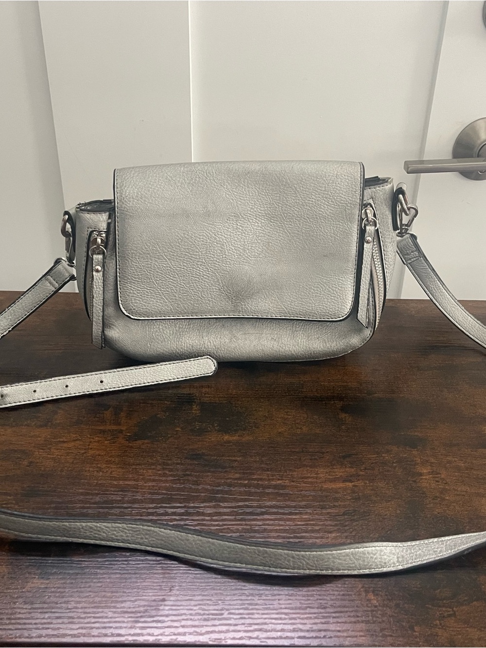 a new day Silver Crossbody Shoulder Bag